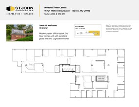 16901 Melford Blvd, Bowie, MD à louer Plan de site– Image 1 sur 3