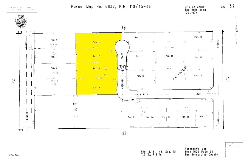 14350 Cherokee Pl, Chino, CA à louer Plan cadastral– Image 1 sur 4