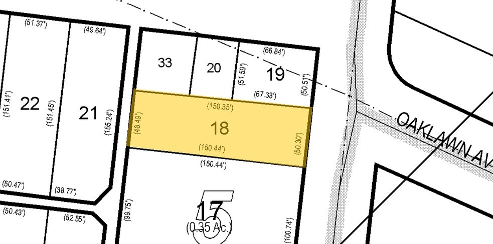 1017 Beatties Ford Rd, Charlotte, NC à louer - Plan cadastral – Image 2 sur 2