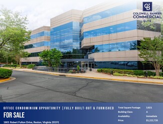 Plus de détails pour 1801 Robert Fulton Dr, Reston, VA - Bureau à vendre