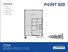 5721 E Rosedale St, Fort Worth, TX à louer Plan d’étage– Image 1 sur 1