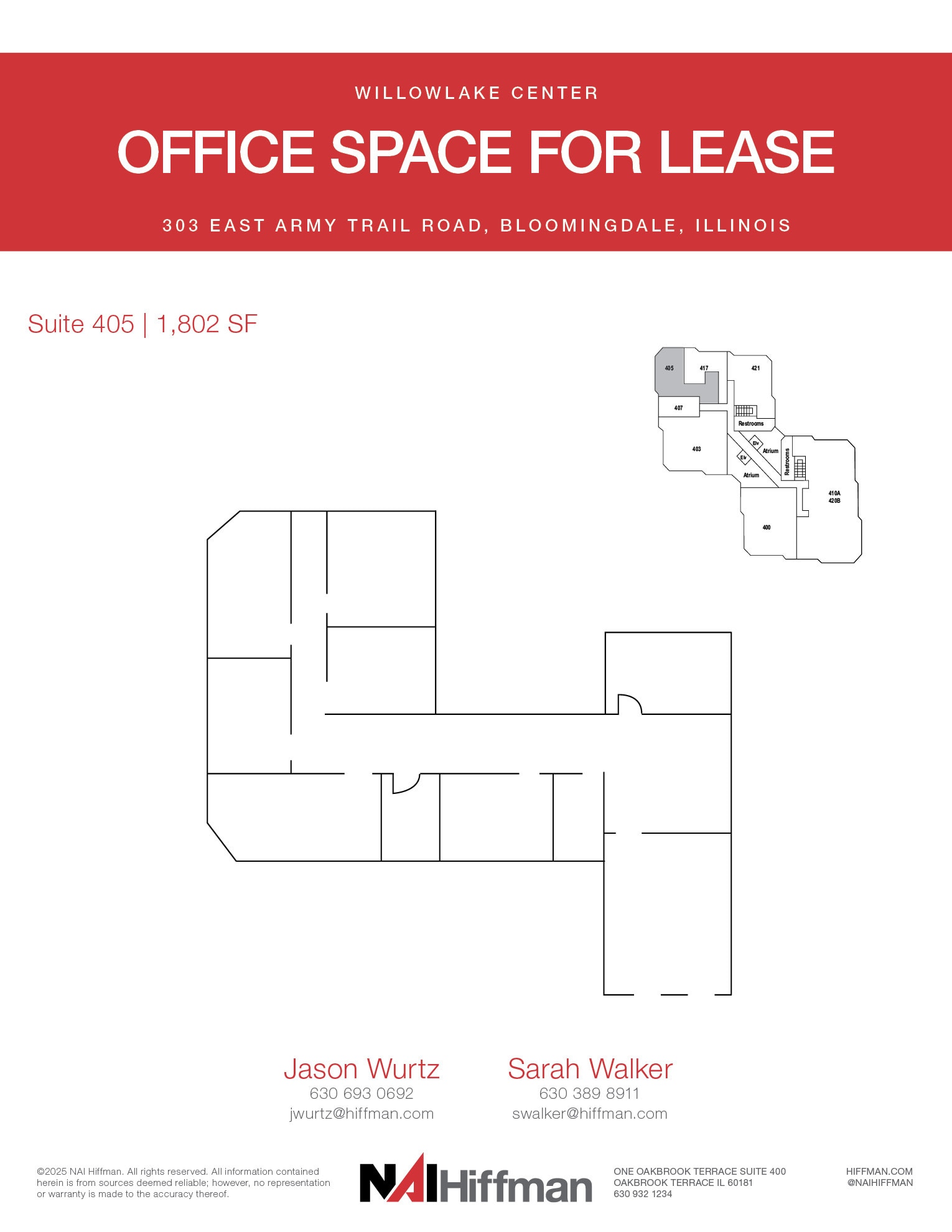 303 E Army Trail Rd, Bloomingdale, IL à vendre Plan d’étage– Image 1 sur 1