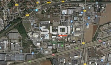 Montluel, AIN - VUE AÉRIENNE  vue de carte