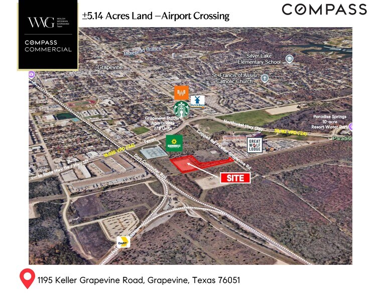 1195 Keller Grapevine rd, Grapevine, TX à vendre - Aérien – Image 1 sur 1