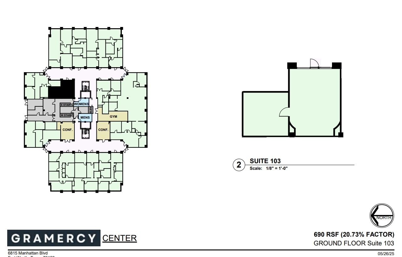 6815 Manhattan Blvd, Fort Worth, TX à louer Plan d’étage– Image 1 sur 1
