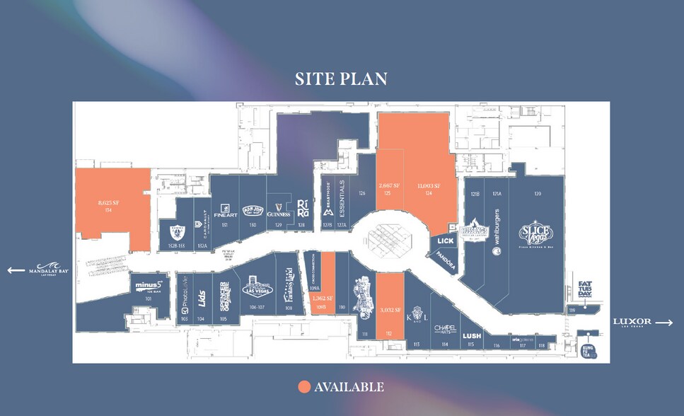 3950 Las Vegas Blvd S, Las Vegas, NV à louer - Plan de site – Image 2 sur 3