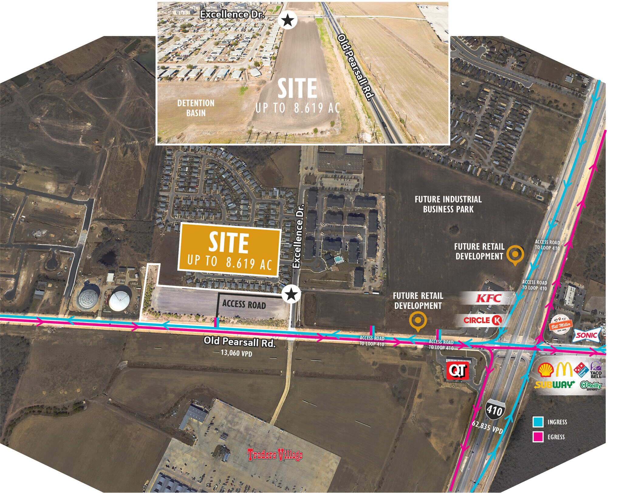 Old Pearsall Rd & SW Loop 410, San Antonio, TX à vendre Photo de l’immeuble– Image 1 sur 12