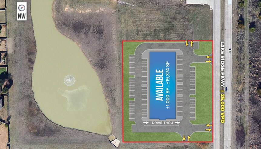 6900 Lake Ridge Pkwy, Grand Prairie, TX à louer - Photo de l’immeuble – Image 2 sur 2