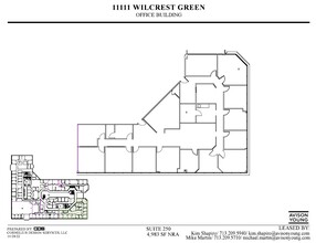 11111 Wilcrest Green Dr, Houston, TX à louer Plan d’étage– Image 1 sur 1