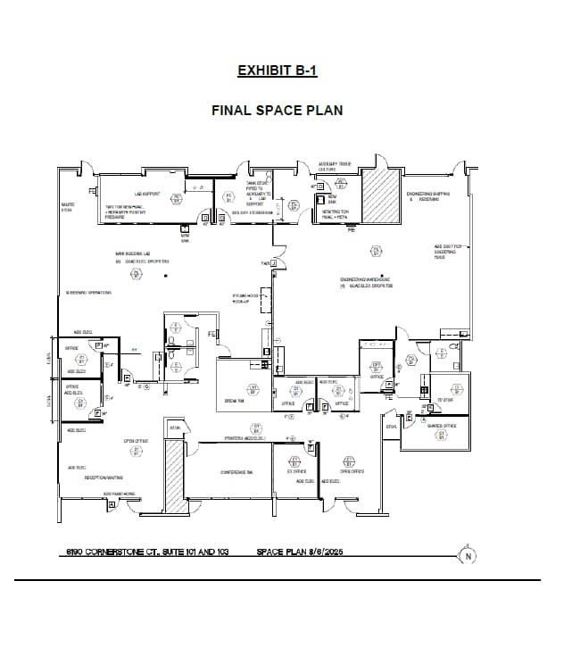 6190 Cornerstone Ct E, San Diego, CA à louer Plan d’étage– Image 1 sur 1