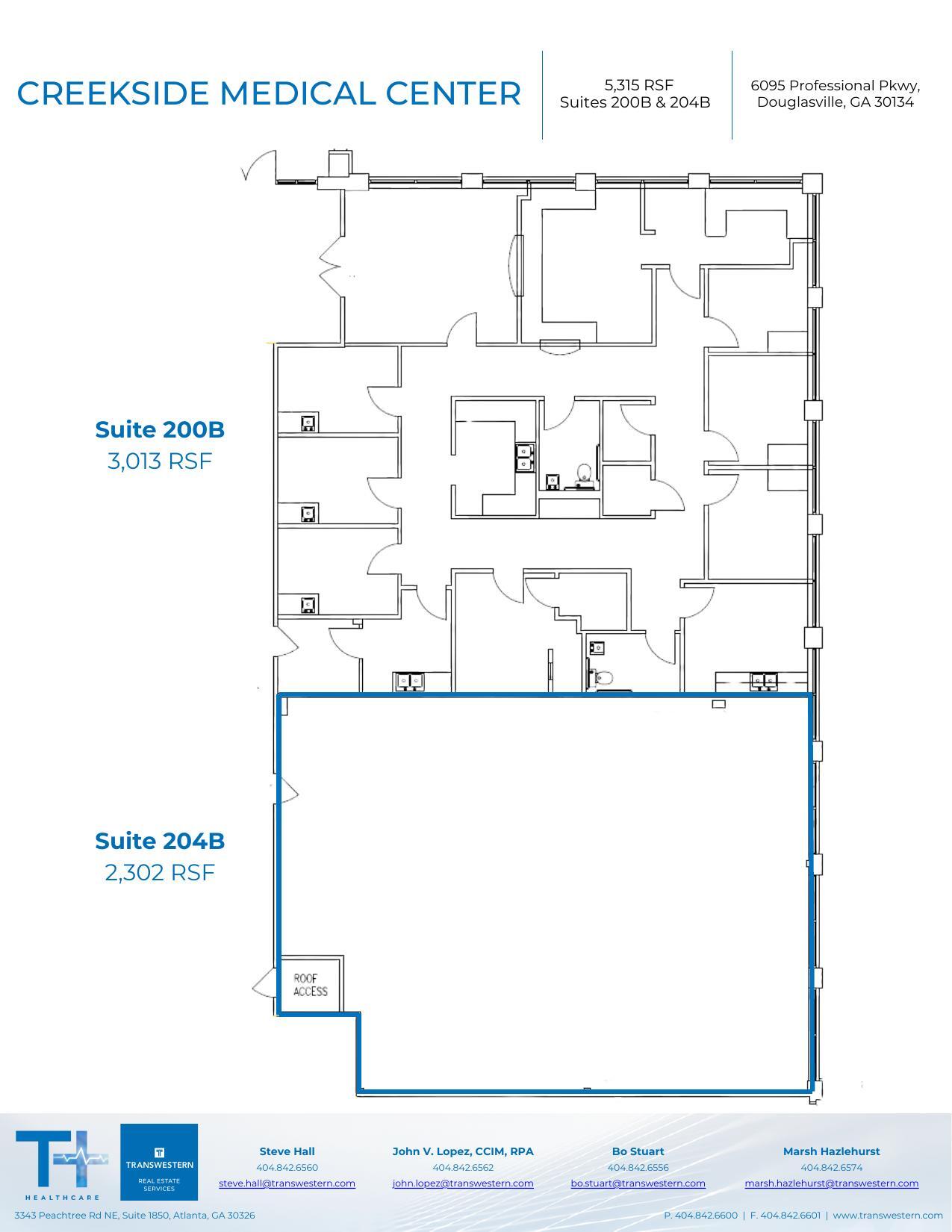 6095 Professional Pky, Douglasville, GA à louer Plan d’étage– Image 1 sur 1
