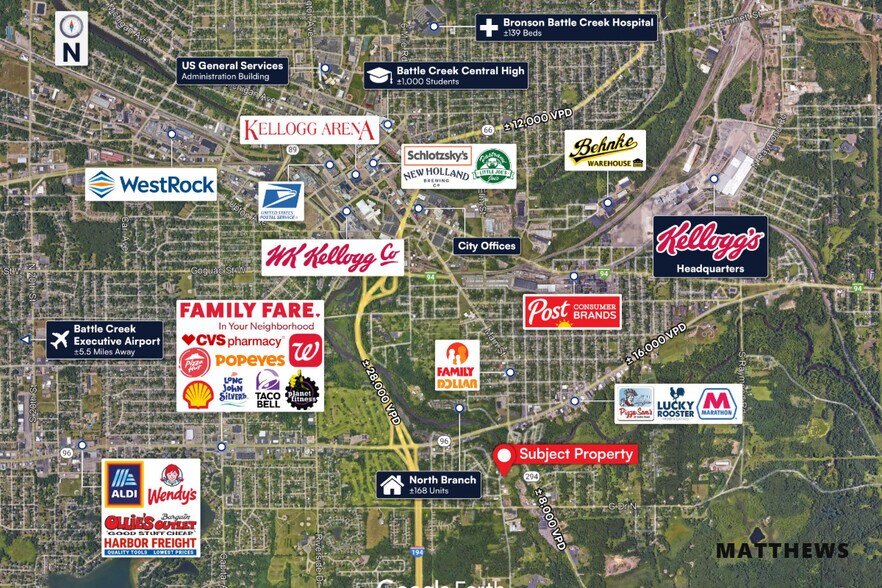 725 Main St, Battle Creek, MI à vendre - Photo de l’immeuble – Image 3 sur 3