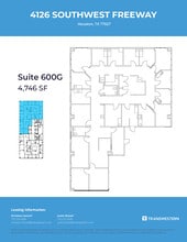 4126 Southwest Fwy, Houston, TX à louer Plan d’étage– Image 1 sur 1