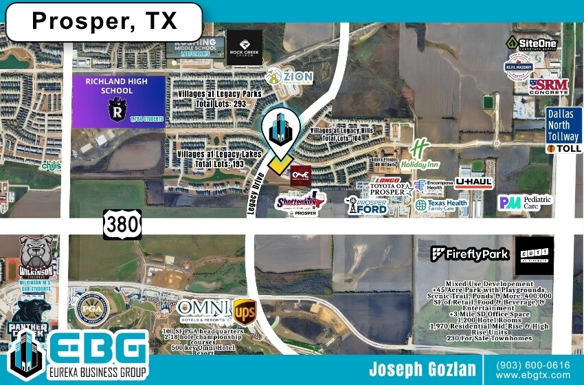 1091 legacy drive, Prosper, TX à louer - Plan cadastral – Image 3 sur 7