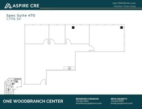 11931 Wickchester Ln, Houston, TX à louer Plan d’étage– Image 1 sur 1