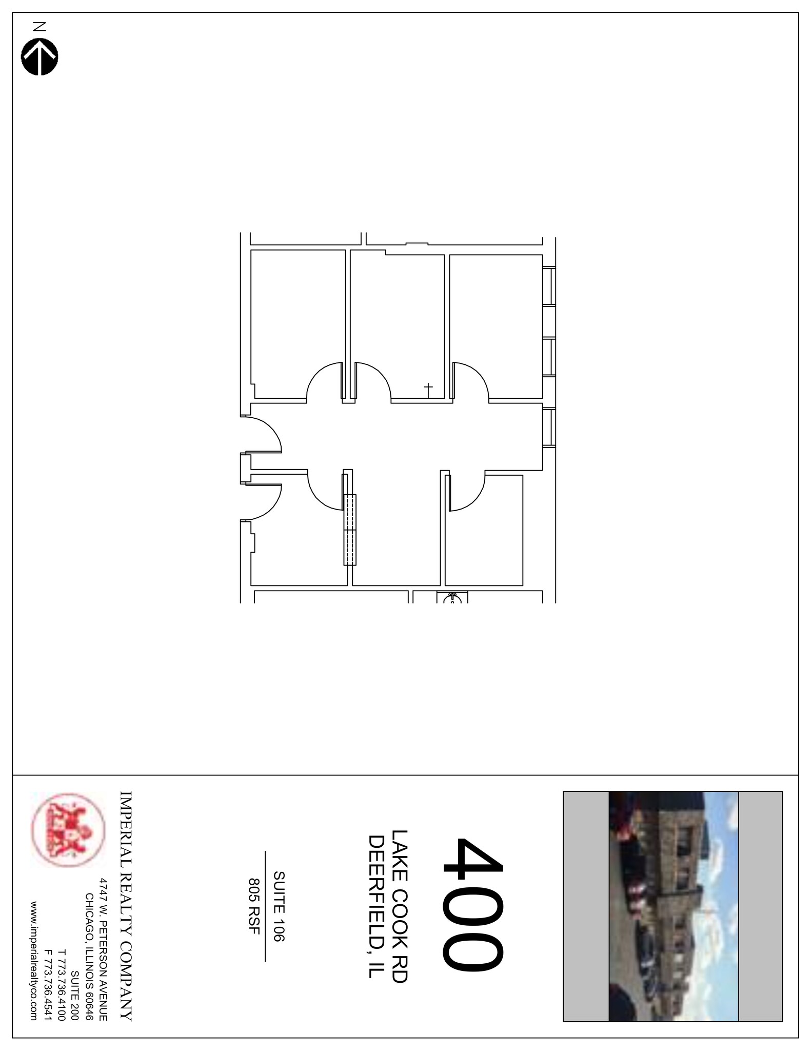 400 Lake Cook Rd, Deerfield, IL à louer Plan de site– Image 1 sur 8