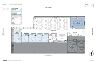 PENN 1, New York, NY à louer Plan d’étage– Image 1 sur 1