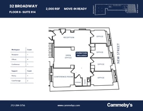 32 Broadway, New York, NY à louer Plan d’étage– Image 1 sur 1