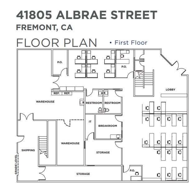 41805 Albrae St, Fremont, CA à louer - Plan d’étage – Image 2 sur 3