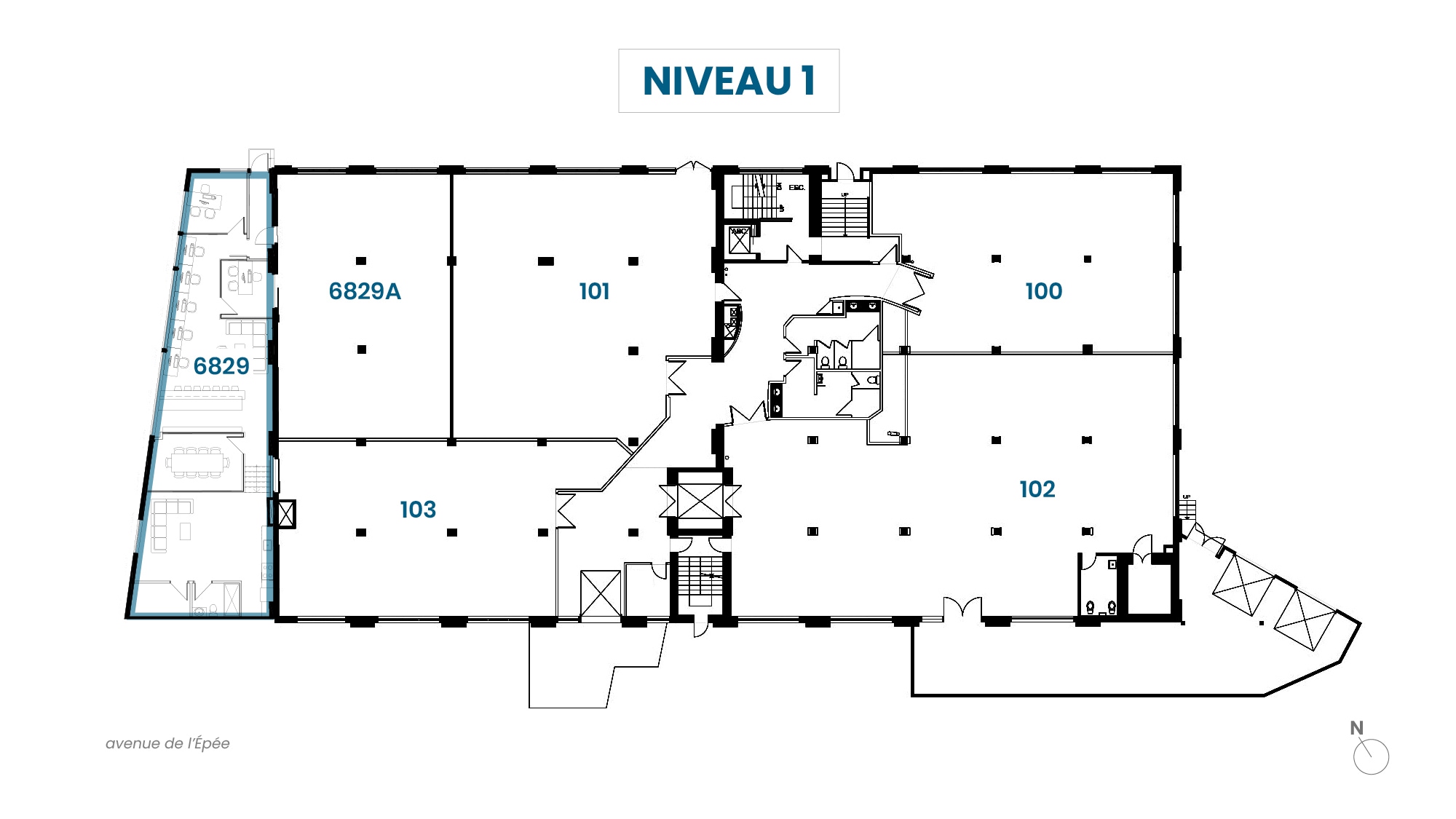 6829-6845 Av de l'Épée, Montréal, QC à louer Photo intérieure– Image 1 sur 1
