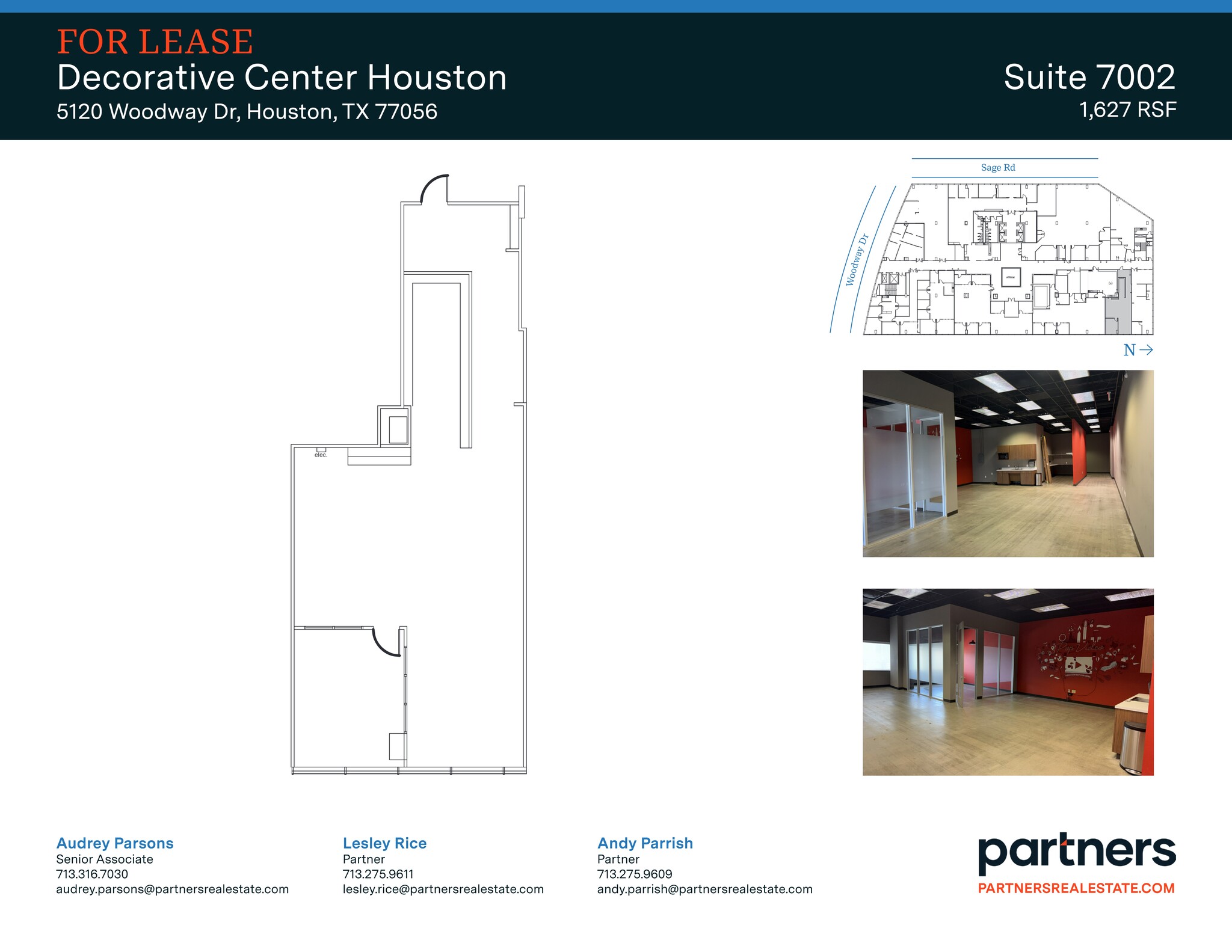5120 Woodway Dr, Houston, TX à louer Plan de site– Image 1 sur 1