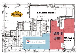 1050 K St NW, Washington, DC à louer Plan d’étage– Image 1 sur 1
