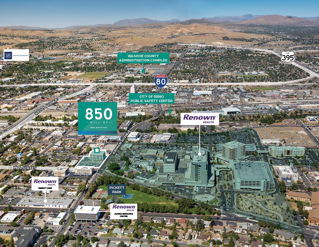 850 Mill St, Reno, NV à vendre Aérien– Image 1 sur 18