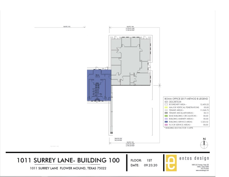 1011 Surrey Ln, Flower Mound, TX à louer Plan d’étage– Image 1 sur 1