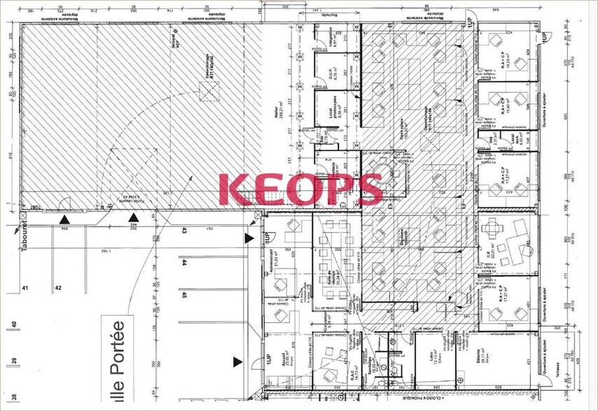 Local d’activités dans Montrabé à louer - Plan d’étage – Image 2 sur 2