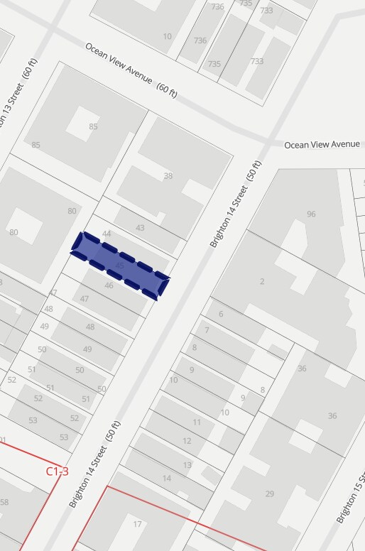 3044 Brighton 14th St, Brooklyn, NY à vendre Plan cadastral– Image 1 sur 2