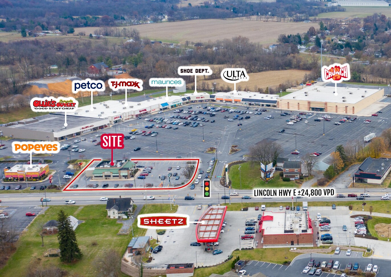 1324 Lincoln Way E, Chambersburg, PA à vendre Photo de l’immeuble– Image 1 sur 2