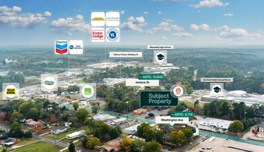 412 Washington Ave, Mansfield, LA - Vue aérienne  vue de carte - Image1