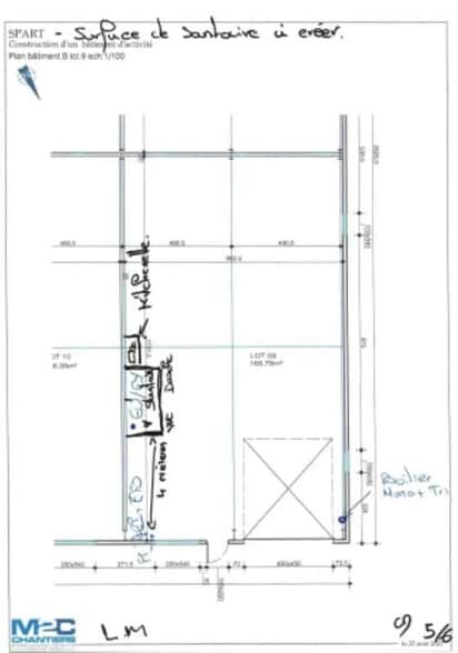 Local d’activités dans Tignieu-Jameyzieu à louer - Plan d’étage – Image 3 sur 3