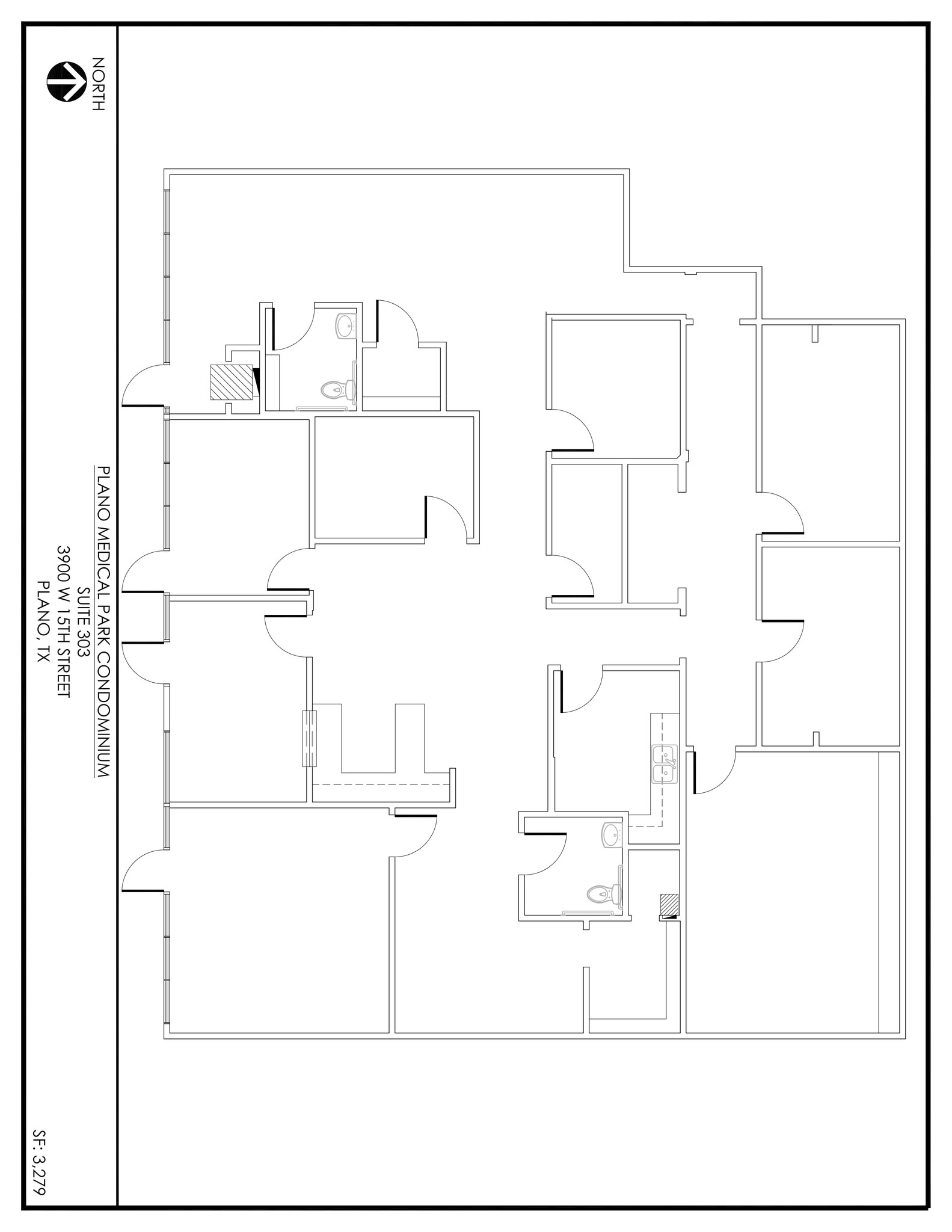 3900 W 15th St, Plano, TX à louer Plan d’étage– Image 1 sur 1