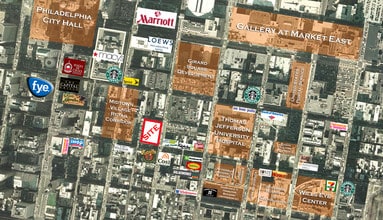 1201-1211 Walnut St, Philadelphia, PA - Vue aérienne  vue de carte