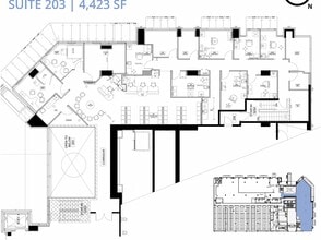 903 10th Ave SW, Calgary, AB à louer Plan d’étage– Image 1 sur 5