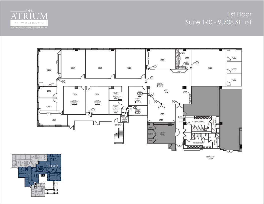 205 Van Buren St, Herndon, VA à louer Plan d’étage– Image 1 sur 1