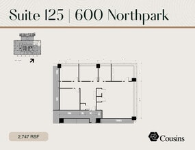 1200 Abernathy Rd NE, Atlanta, GA à louer Plan d’étage– Image 1 sur 1