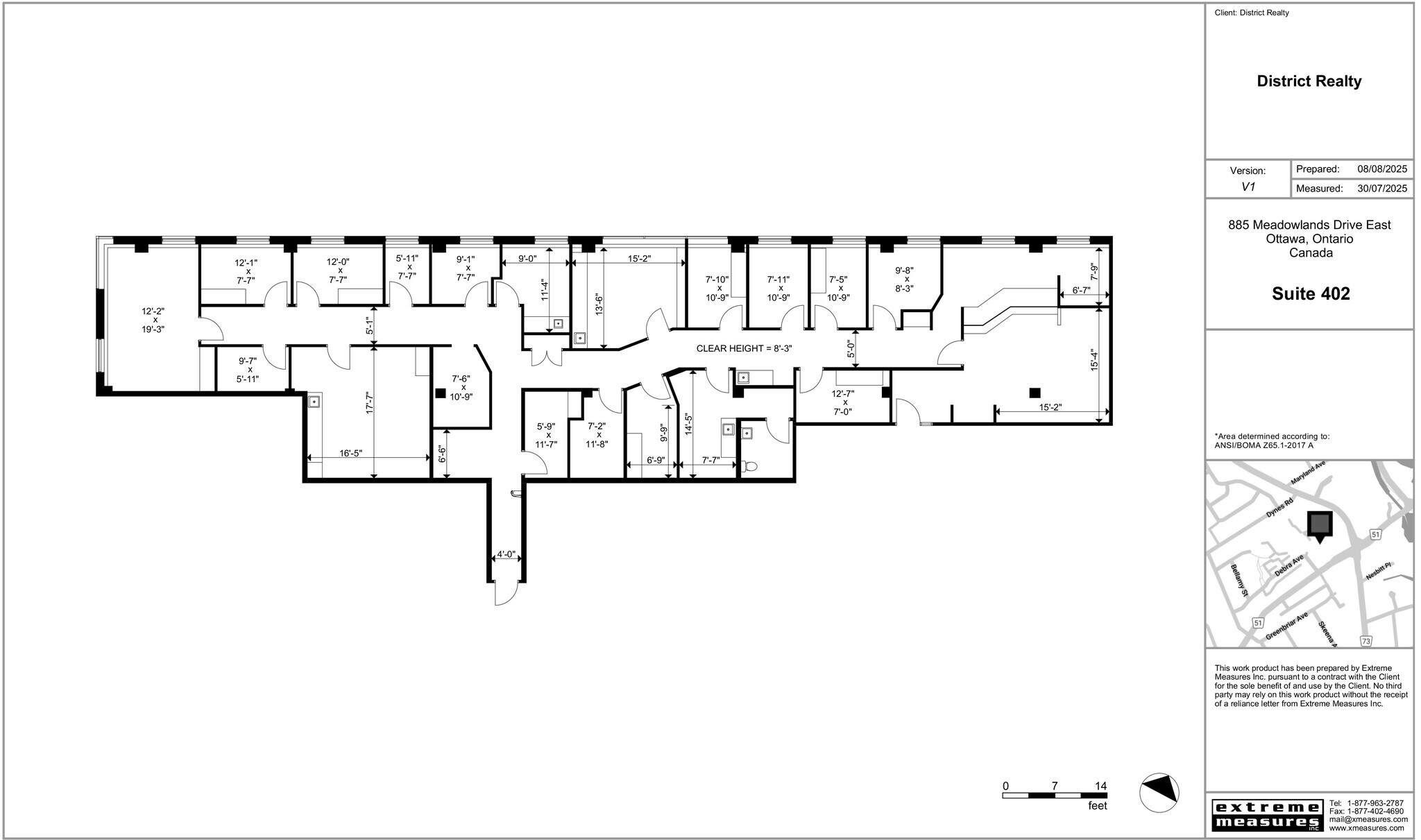 885 Meadowlands Dr, Ottawa, ON à louer Plan d’étage– Image 1 sur 1