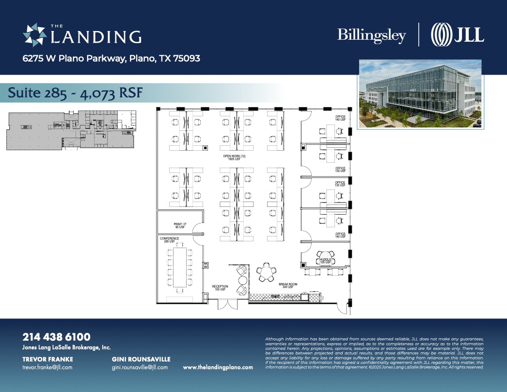 6275 W Plano Pky, Plano, TX à louer Plan d’étage– Image 1 sur 1