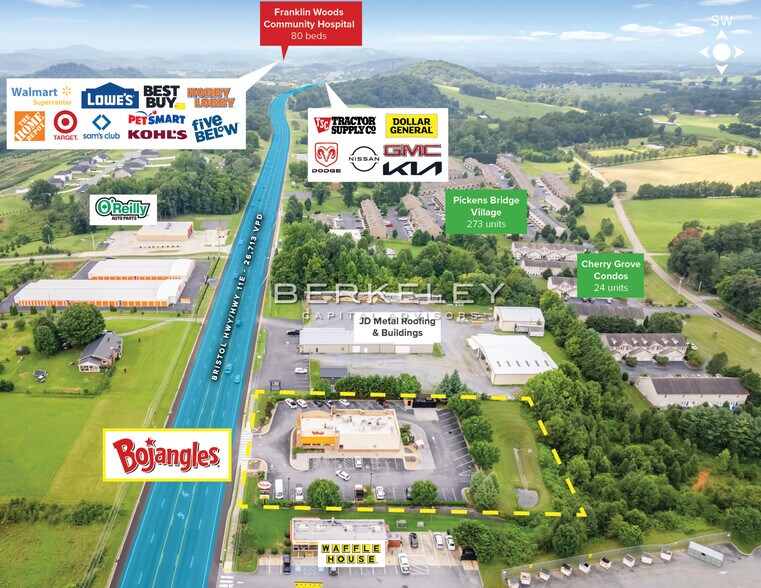 6547 Highway 11 E, Piney Flats, TN à vendre - Photo de l’immeuble – Image 2 sur 6