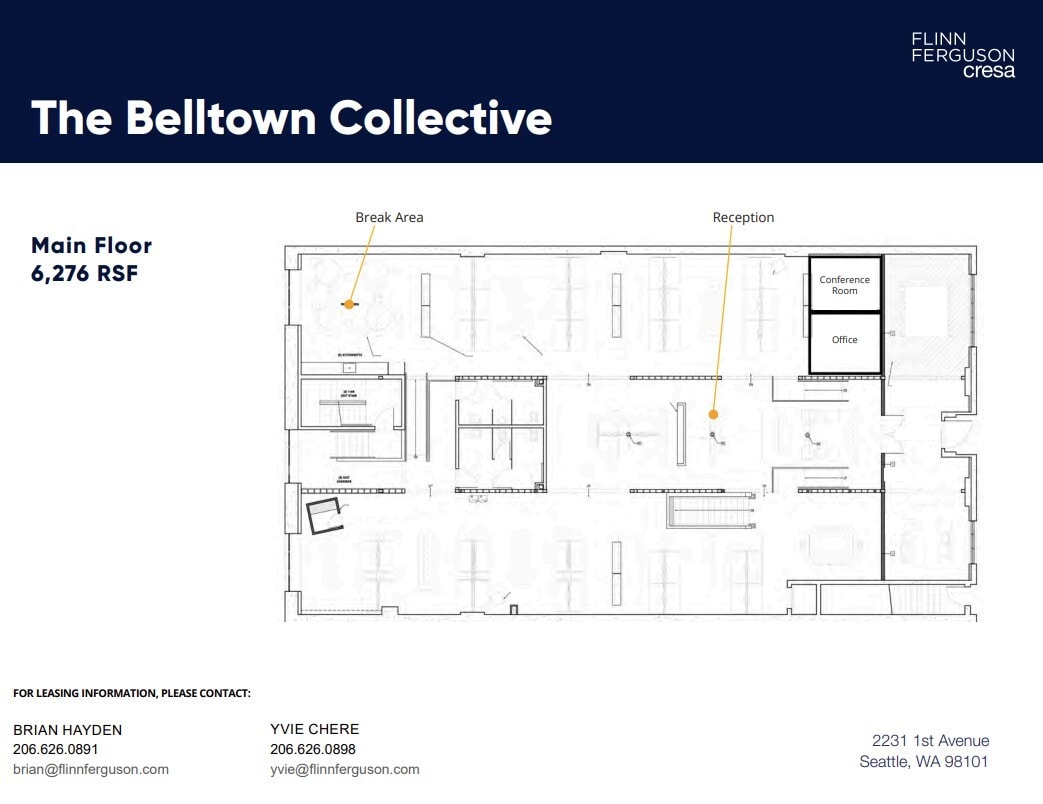 2225-2231 1st Ave, Seattle, WA à louer Plan d’étage– Image 1 sur 1