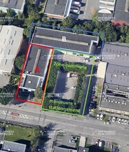 Lesquin, NOR - VUE AÉRIENNE  vue de carte