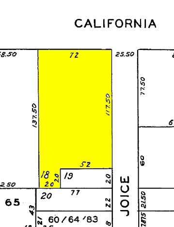 851 California St, San Francisco, CA à vendre - Plan cadastral – Image 2 sur 5