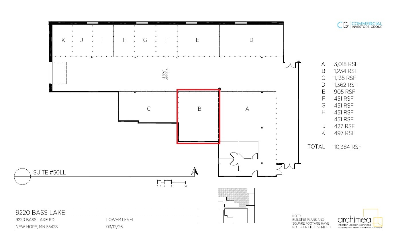9220 Bass Lake Rd, New Hope, MN à louer Plan d’étage– Image 1 sur 1