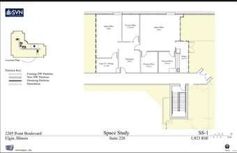2205 Point Blvd, Elgin, IL à louer Plan d’étage– Image 1 sur 2