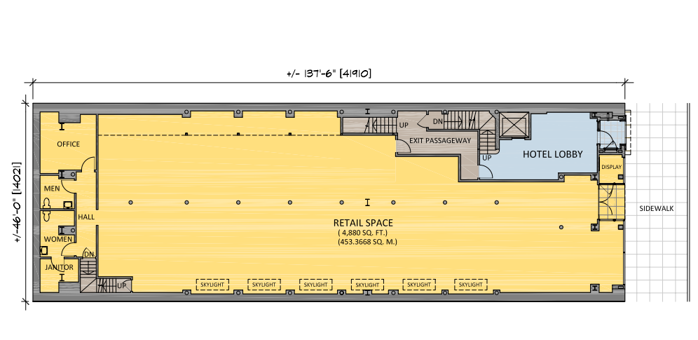 151-161 Powell St, San Francisco, CA à louer Plan d’étage– Image 1 sur 1