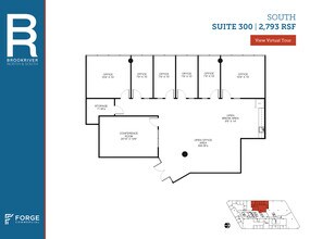 8200 Brookriver Dr, Dallas, TX à louer Plan d’étage– Image 1 sur 4