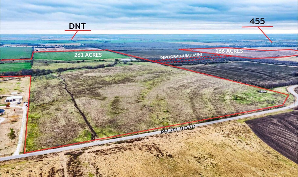 NEQ of Pelzel and FM 455 rd, Pilot Point, TX à vendre - Photo de l’immeuble – Image 3 sur 9