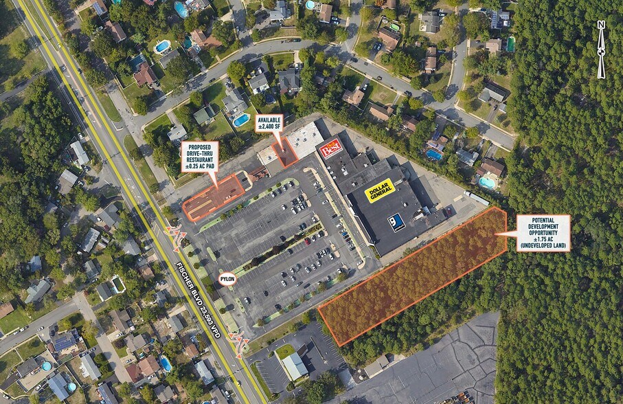 1001 Fischer Blvd, Toms River, NJ à louer - Aérien – Image 2 sur 5